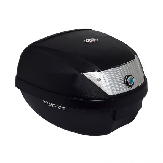 TEC/STR/0807 28lt Βαλιτσάκι μαύρο 28lτ με καθαρό ανακλαστικό
