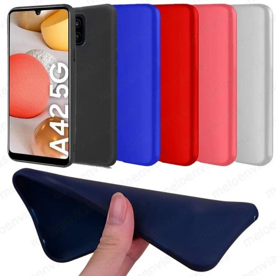 Siipro Case for Samsung Galaxy A42 Silicone TPU Soft Touch