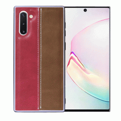 OEM BACK CASE COLOR LEATHER ΓΙΑ SAMSUNG GALAXY NOTE 10 - RED OEM BACK CASE COLOR LEATHER ΓΙΑ SAMSUNG GALAXY NOTE 10 - RED