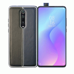 OEM BACK CASE COLOR LEATHER ΓΙΑ XIAOMI MI 9T - BLACK OEM BACK CASE COLOR LEATHER ΓΙΑ XIAOMI MI 9T - BLACK