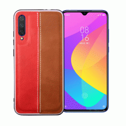 OEM BACK CASE COLOR LEATHER ΓΙΑ XIAOMI MI CC9 - RED OEM BACK CASE COLOR LEATHER ΓΙΑ XIAOMI MI CC9 - RED