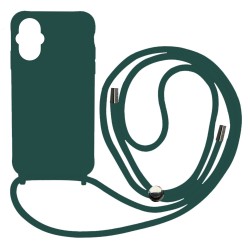 Liquid Back Cover Σιλικόνης με Κορδόνι Για (XIAOMI POCO M5 ) - Σκούρο Πράσινο Liquid Back Cover Σιλικόνης με Κορδόνι Για (XIAOMI POCO M5 ) - Σκούρο Πράσινο