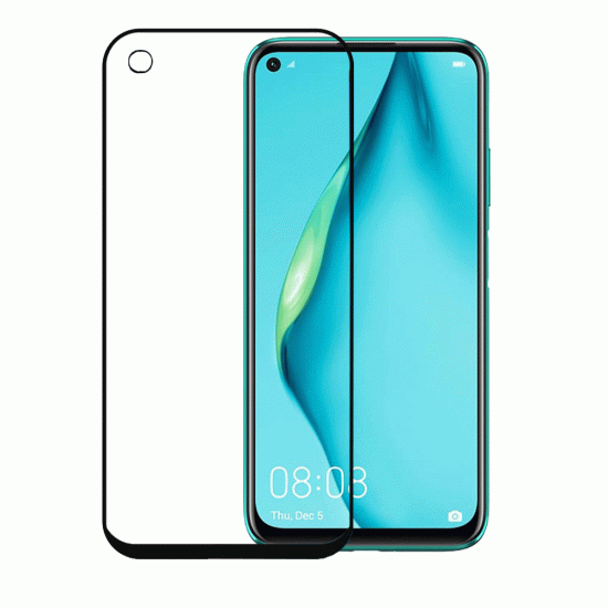 HUAWEI P40 LITE OEM Full Face & Full Glue Tempered Glass Screen Protector Black