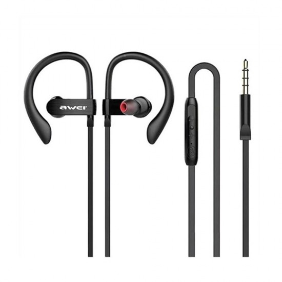 Awei ES-160I In-ear Handsfree με Βύσμα 3.5mm Μαύρο