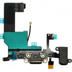 OEM Καλωδιοταινία Φόρτισης / Charging Flex And Audio Jack Για Iphone 5C Black OEM Καλωδιοταινία Φόρτισης / Charging Flex And Audio Jack Για Iphone 5C Black