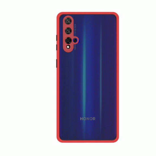 OEM ULTRA HYBIRD BORDER MATTE CASE FOR HUAWIE NOVA 5T/HONOR 20 - RED