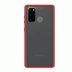 OEM ULTRA HYBIRD BORDER MATTE CASE FOR SAMSUNG GALAXY A41 - RED OEM ULTRA HYBIRD BORDER MATTE CASE FOR SAMSUNG GALAXY A41 - RED