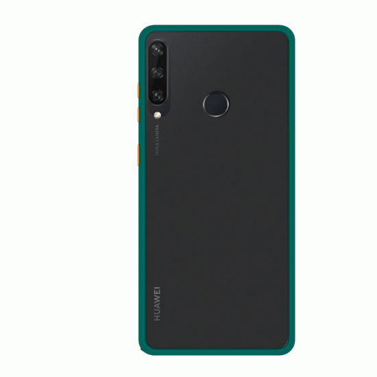 OEM ULTRA HYBIRD BORDER MATTE CASE FOR HUAWEI Y6P - GREEN