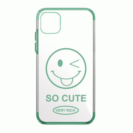 OEM Emonji Silicon Case For Iphone 12 - Light Green